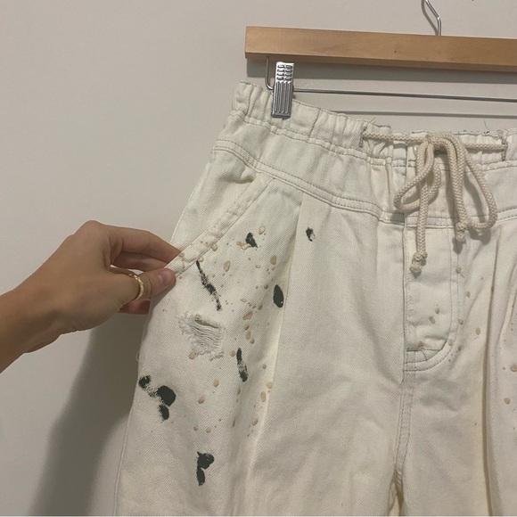 Free People Painter Cropped Pants XS - Picture 4 of 12